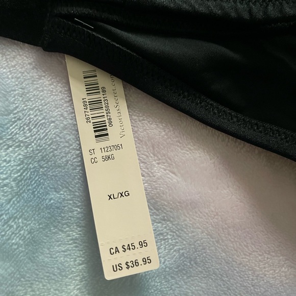 NEW X-LARGE VICTORIA'S SECRET SWIM Shine Strap Bombshell  SET PLUS FREE TOWEL - Picture 10 of 15